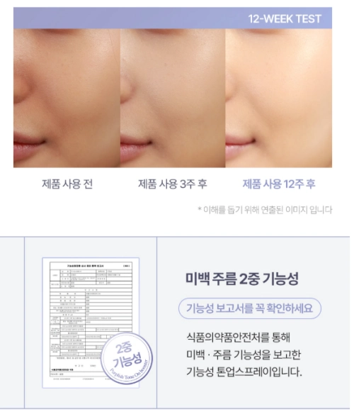 퍼블리쉬 톤온부스터 효과 성분