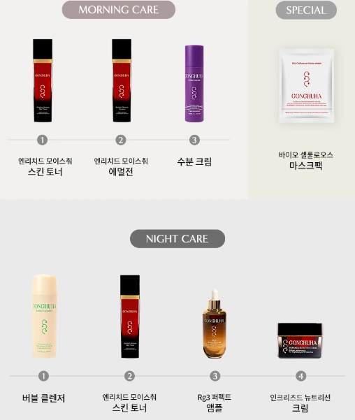 공후하 화장품 사용법