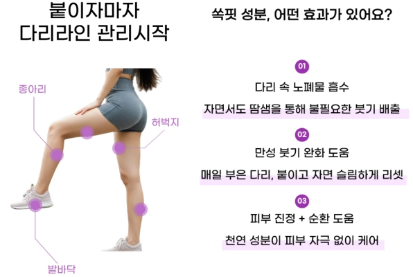 쏙핏패치 효과, 성분
