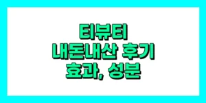 티뷰티 내돈내산 후기, 효과, 성분, 부작용, 가격