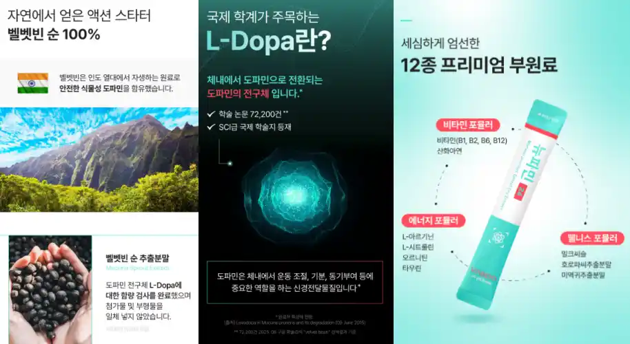 뉴파민24 효과, 성분