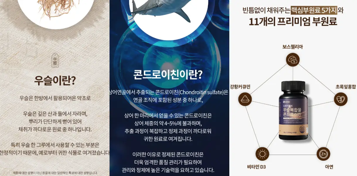 우콘친 효과, 성분
