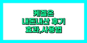 케겔온 내돈내산 후기, 효과, 가격, 사용법
