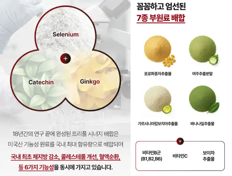 맨즈픽 혈행핏 다이어트 성분